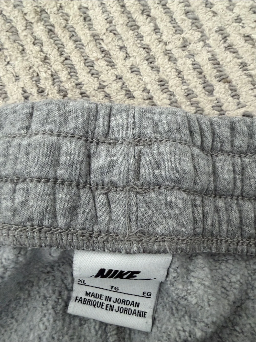 Nike Kids Gray Heather Fleece Joggers